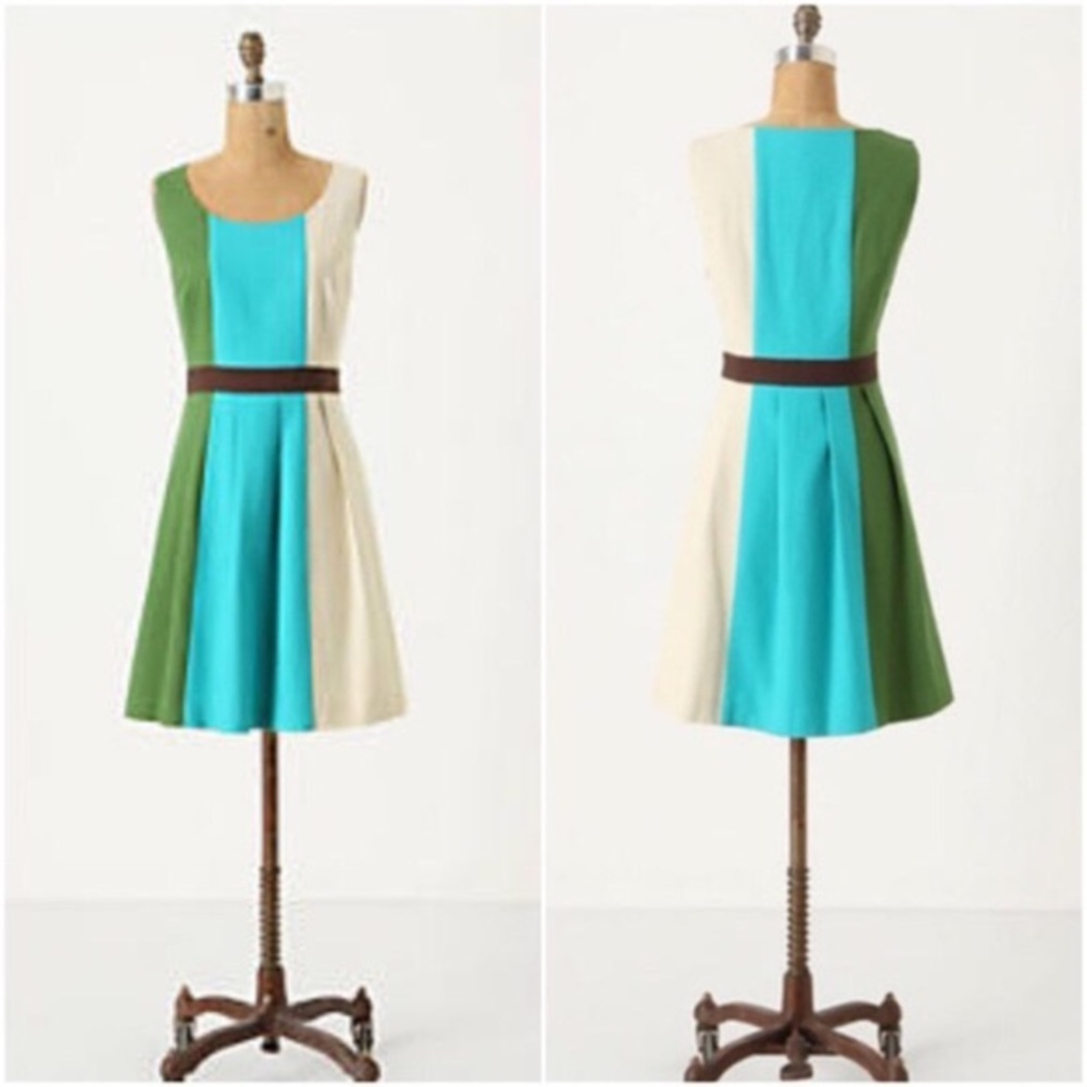 colorblocked dress